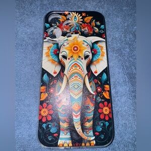 Iphone 15 pro max Colorful Elephant Phone Case